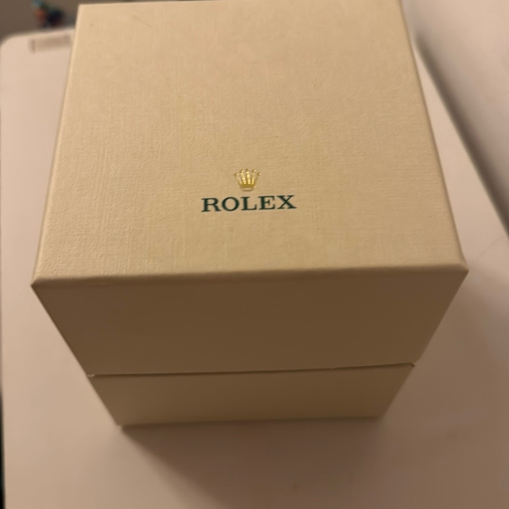 Emptied rolax watch box